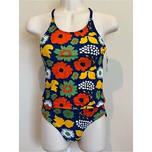 NWT Marimekko Two Piece Swimsuit, sz L Girl